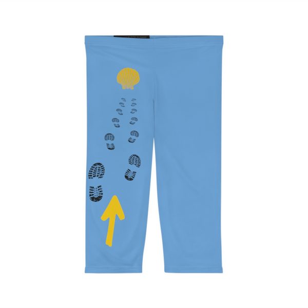 Capri Leggings de Mujer de Huellas de botas hacia la Vieira del Camino de Santiago,