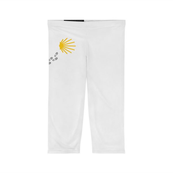 Capri Leggings de Mujer de Huellas hacia la Vieira del Camino de Santiago,