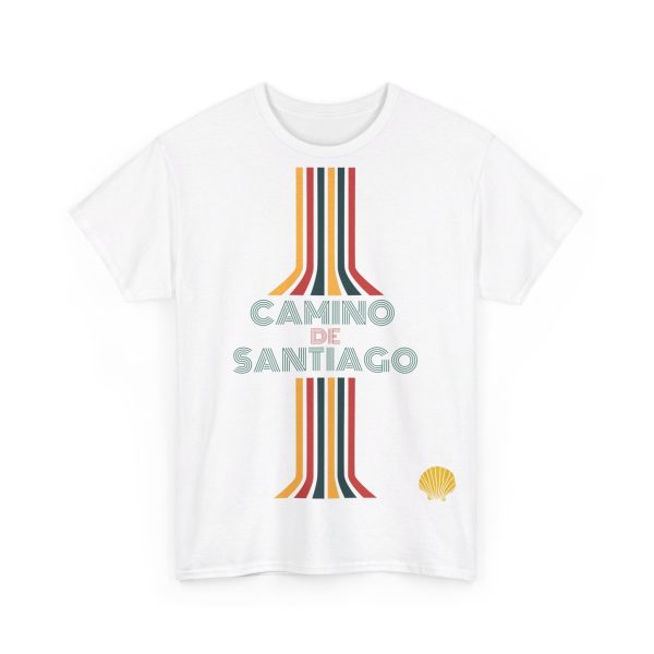 Camiseta líneas del Camino de Santiago