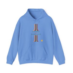 "Retro Vertical Flow" Hooded Sweatshirt