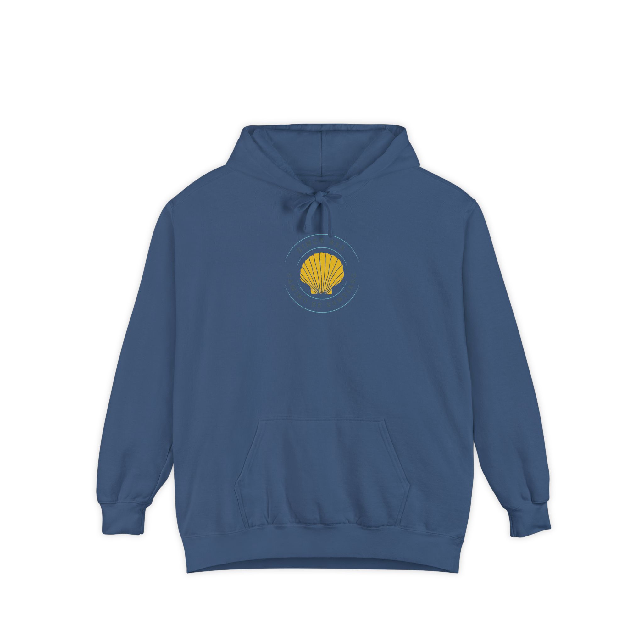 Camino de Santiago – "Heritage Shell Circle" Vintage Garment-Dyed Hoodie - Imagen 2
