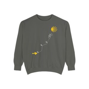 Camino de Santiago – "The Bicigrino Path" Vintage Garment-Dyed Sweatshirt