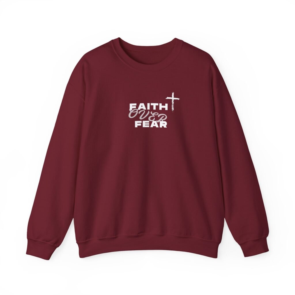 "Brushstroke Cross" Classic Crewneck