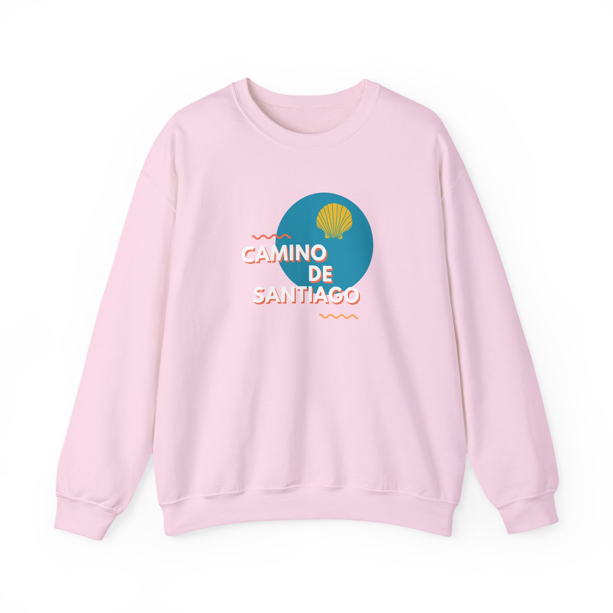 Camino de Santiago – "Modern Graphic Shell" Classic Heavy Blend Crewneck Sweatshirt - Imagen 10