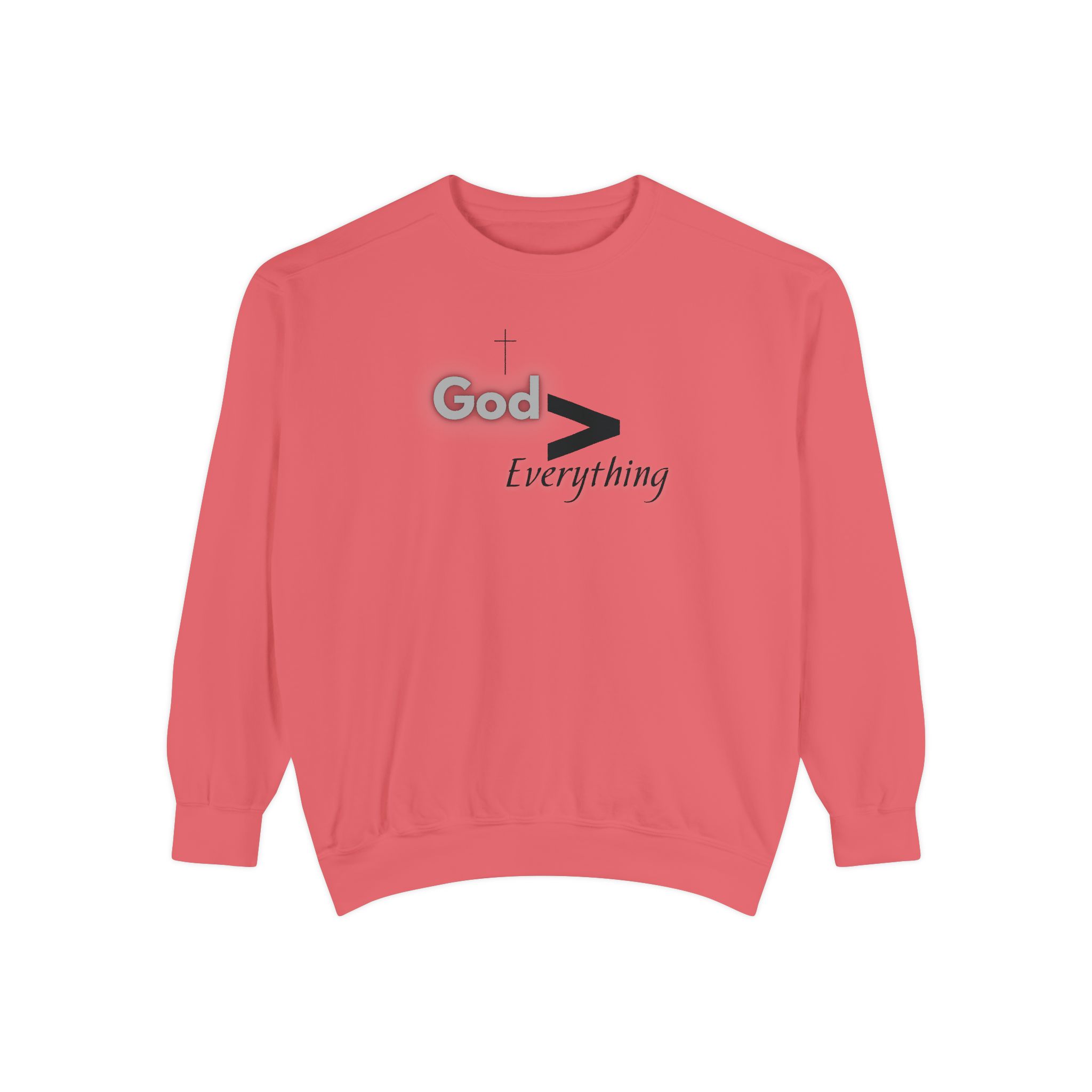 God is Greater – "Mathematical Truth" Vintage Garment-Dyed Sweatshirt - Imagen 9