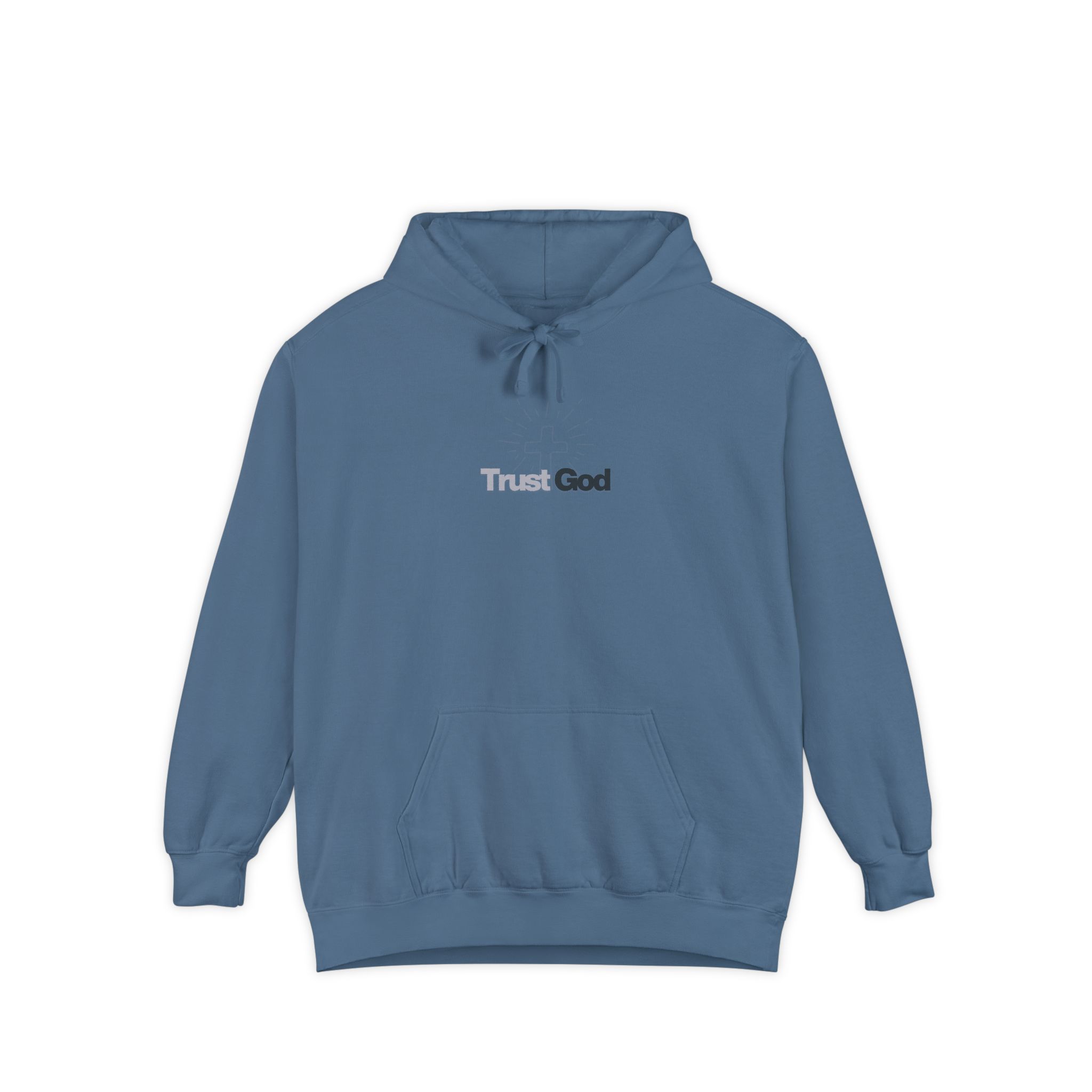 "Radiant Cross" Garment-Dyed Hoodie - Imagen 3