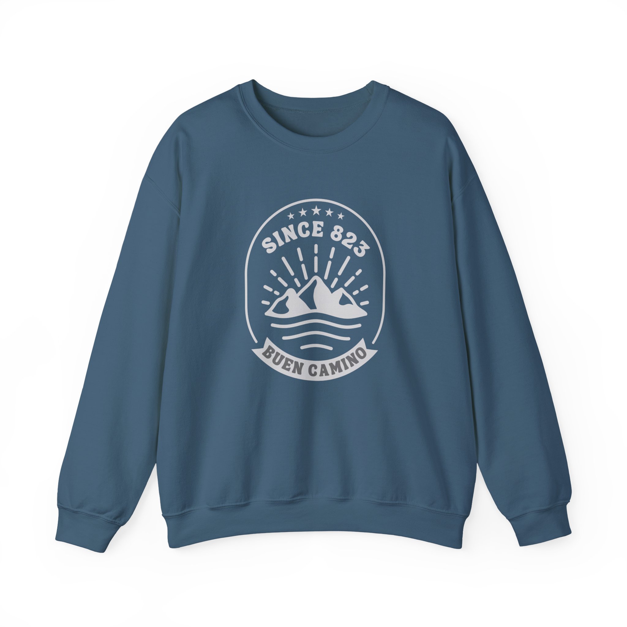 Camino de Santiago – "Heritage 823" Classic Heavy Blend Crewneck Sweatshirt - Imagen 8
