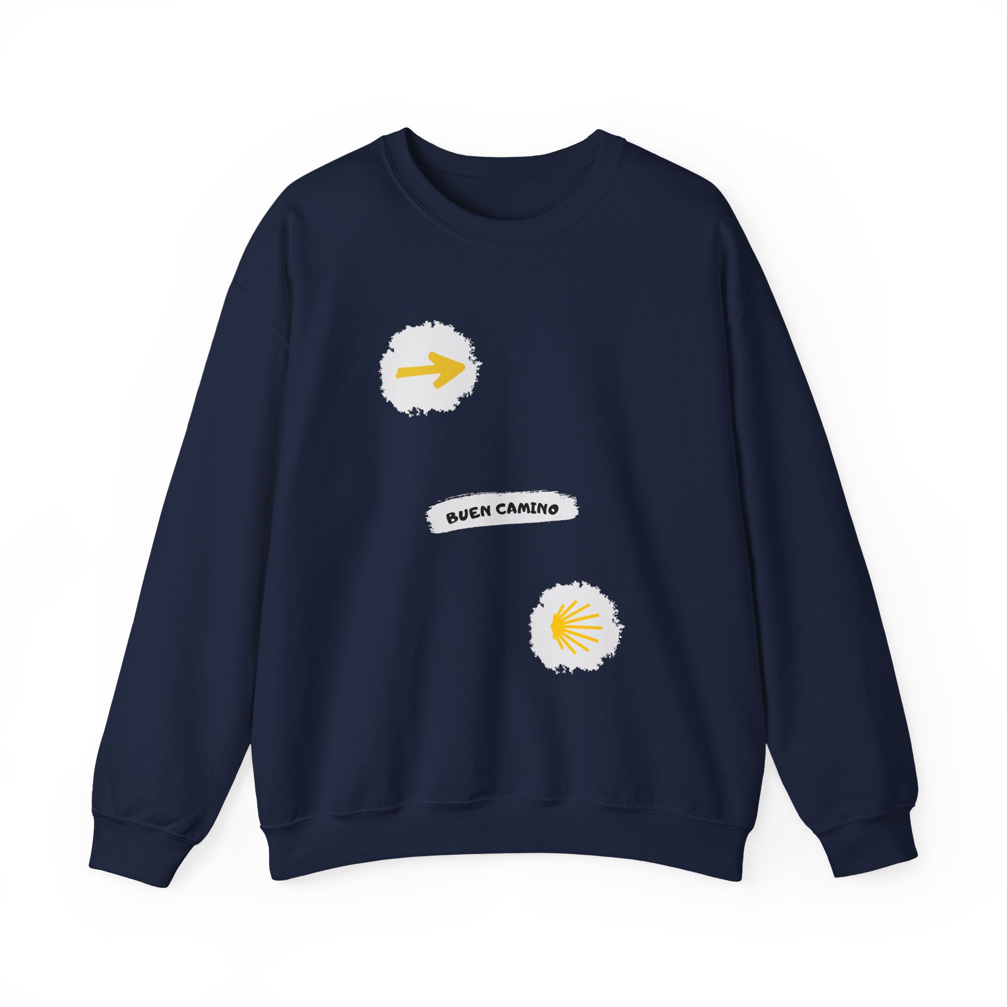 Camino de Santiago – "Urban Stencil" Classic Heavy Blend Crewneck Sweatshirt - Imagen 3