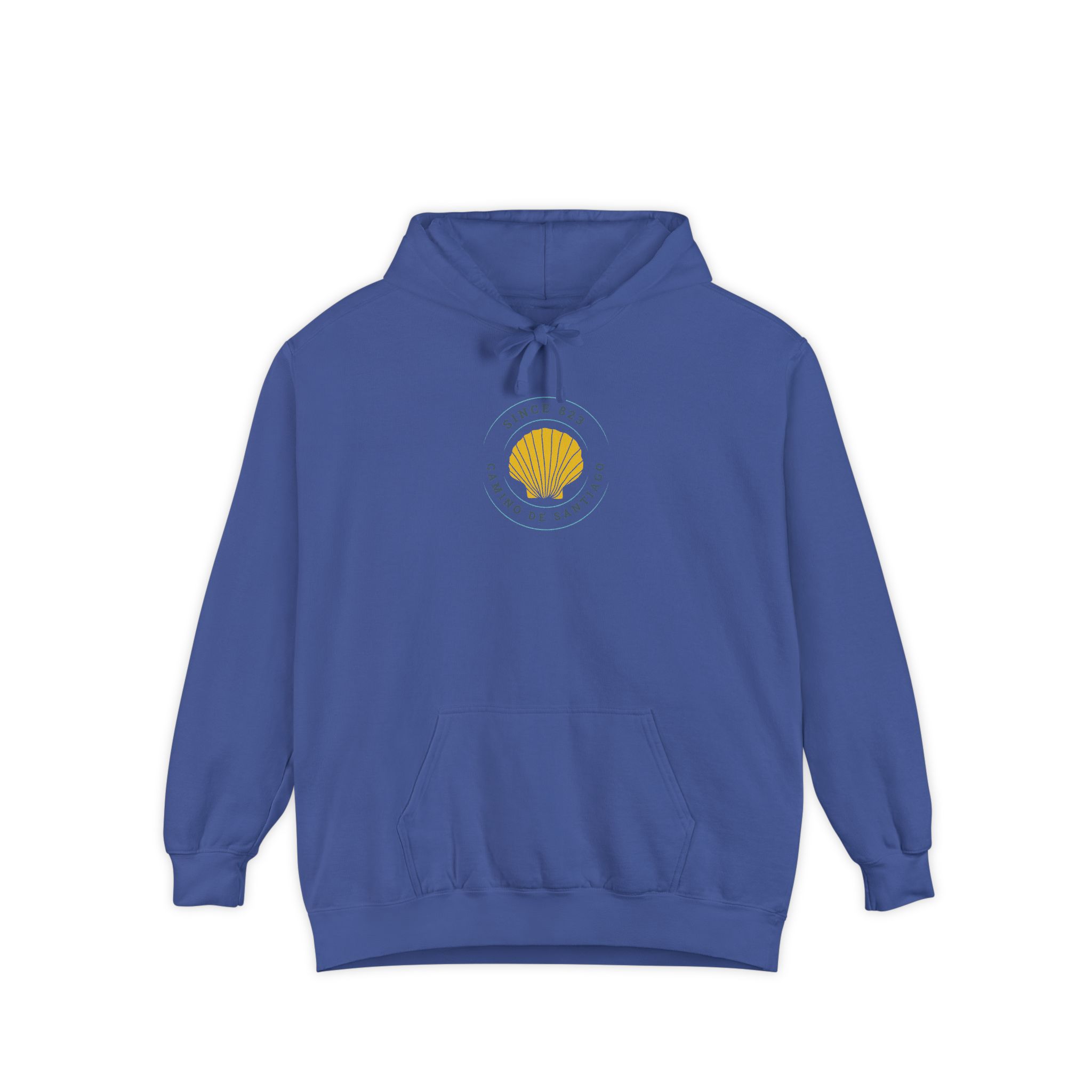 Camino de Santiago – "Heritage Shell Circle" Vintage Garment-Dyed Hoodie - Imagen 5