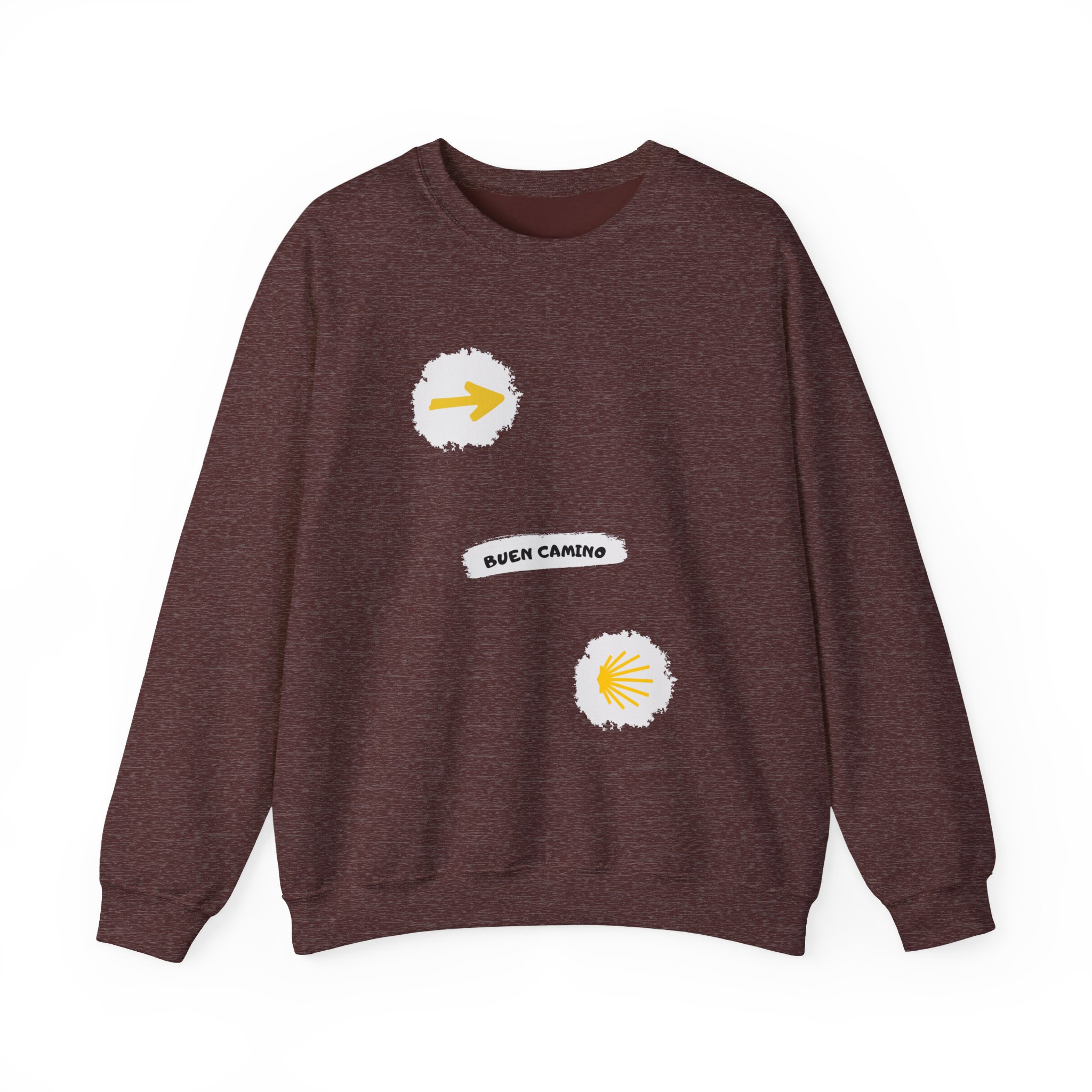Camino de Santiago – "Urban Stencil" Classic Heavy Blend Crewneck Sweatshirt - Imagen 4