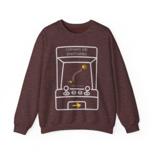 Camino de Santiago – "Retro Arcade Pixel" Classic Heavy Blend Crewneck Sweatshirt
