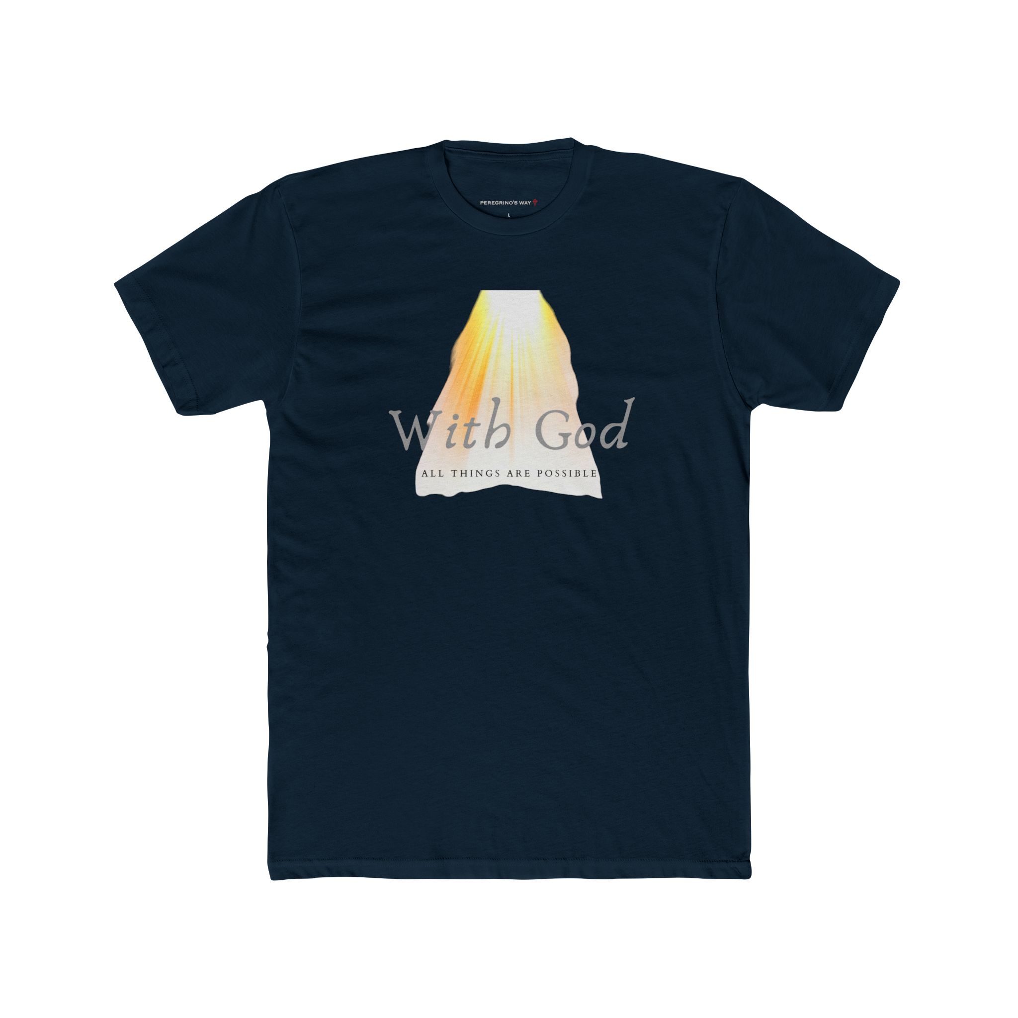 With God All Things Are Possible – "Divine Light" Classic T-Shirt - Imagen 10