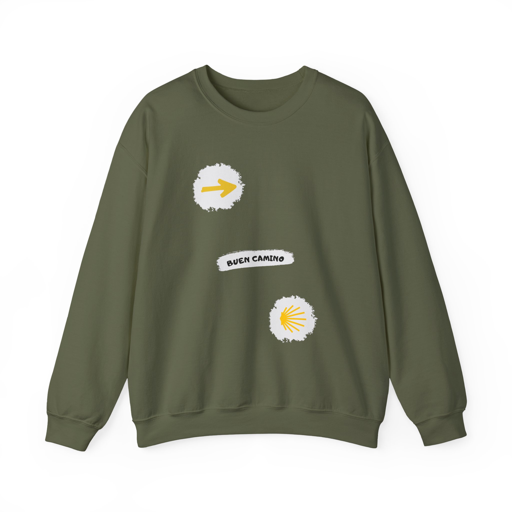 Camino de Santiago – "Urban Stencil" Classic Heavy Blend Crewneck Sweatshirt - Imagen 2