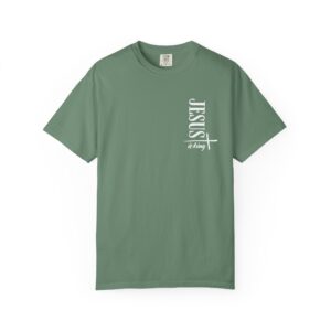 Jesus is King – "Vertical Cross" Vintage Comfort Colors T-Shirt