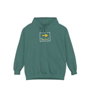 "The Yellow Arrow" Garment-Dyed Hoodie