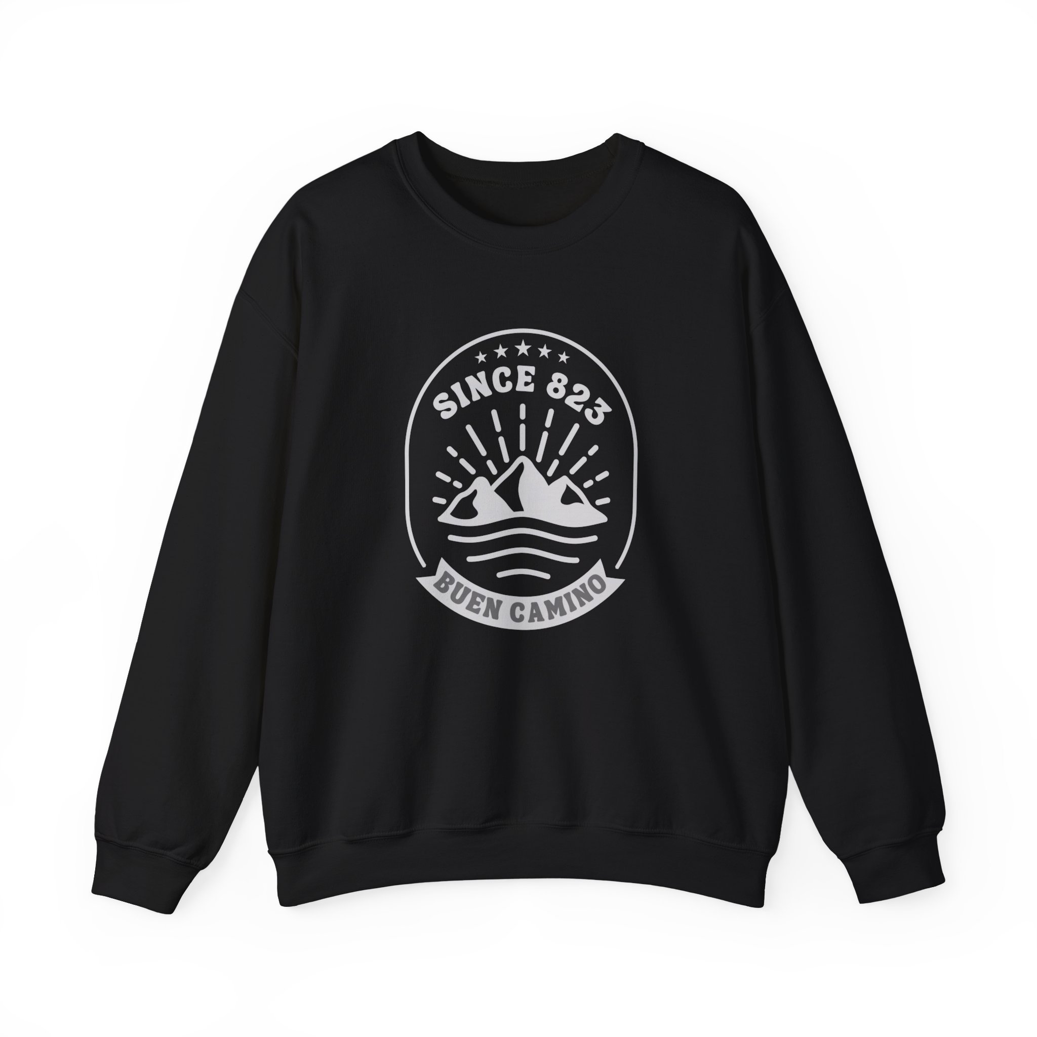 Camino de Santiago – "Heritage 823" Classic Heavy Blend Crewneck Sweatshirt - Imagen 7