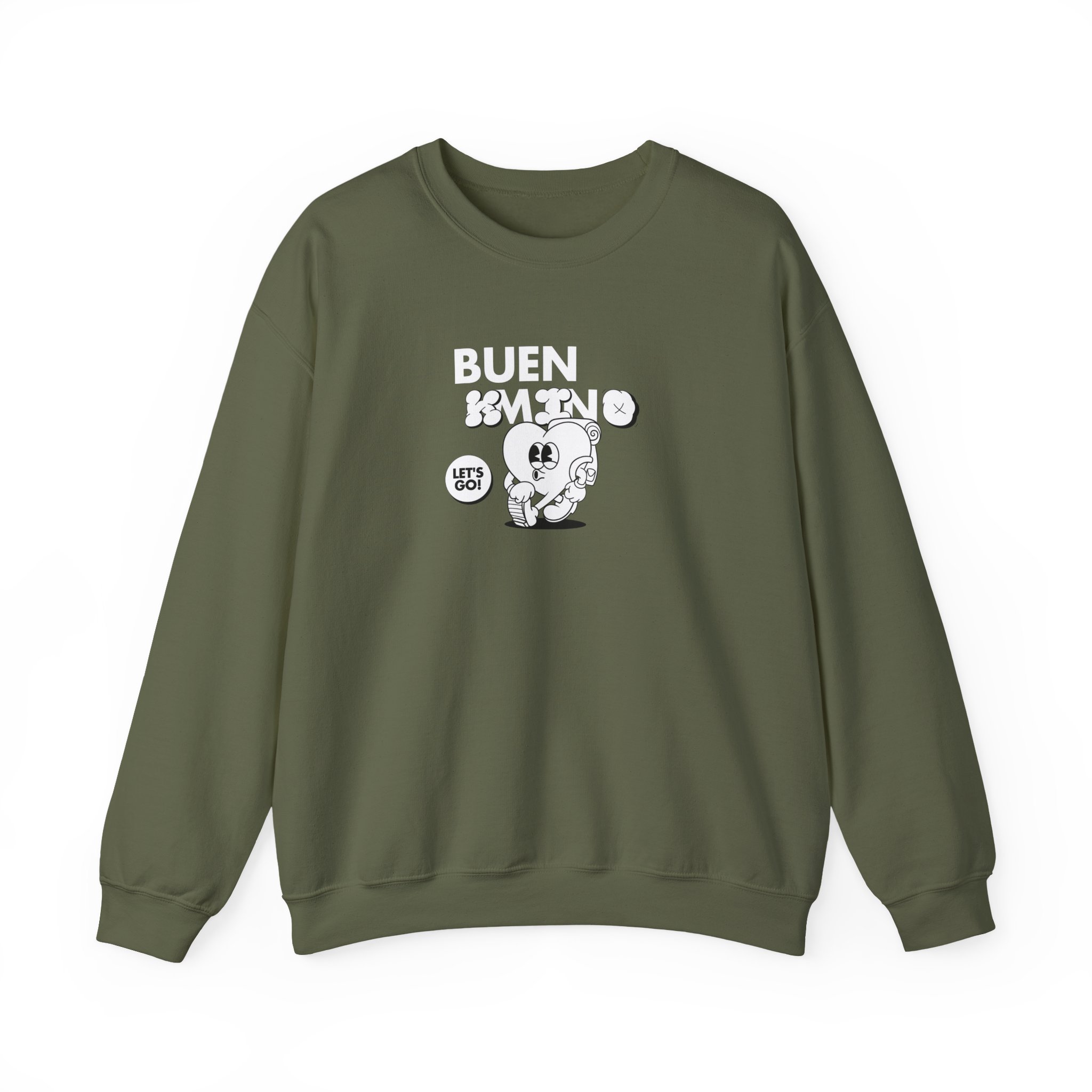 Camino de Santiago – "Let's Go Pilgrim" Classic Heavy Blend Crewneck Sweatshirt - Imagen 12