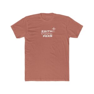 Faith Over Fear – "Brushstroke Cross" Classic T-Shirt