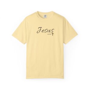 Jesus Saves – "Golden Grace" Vintage Comfort Colors T-Shirt
