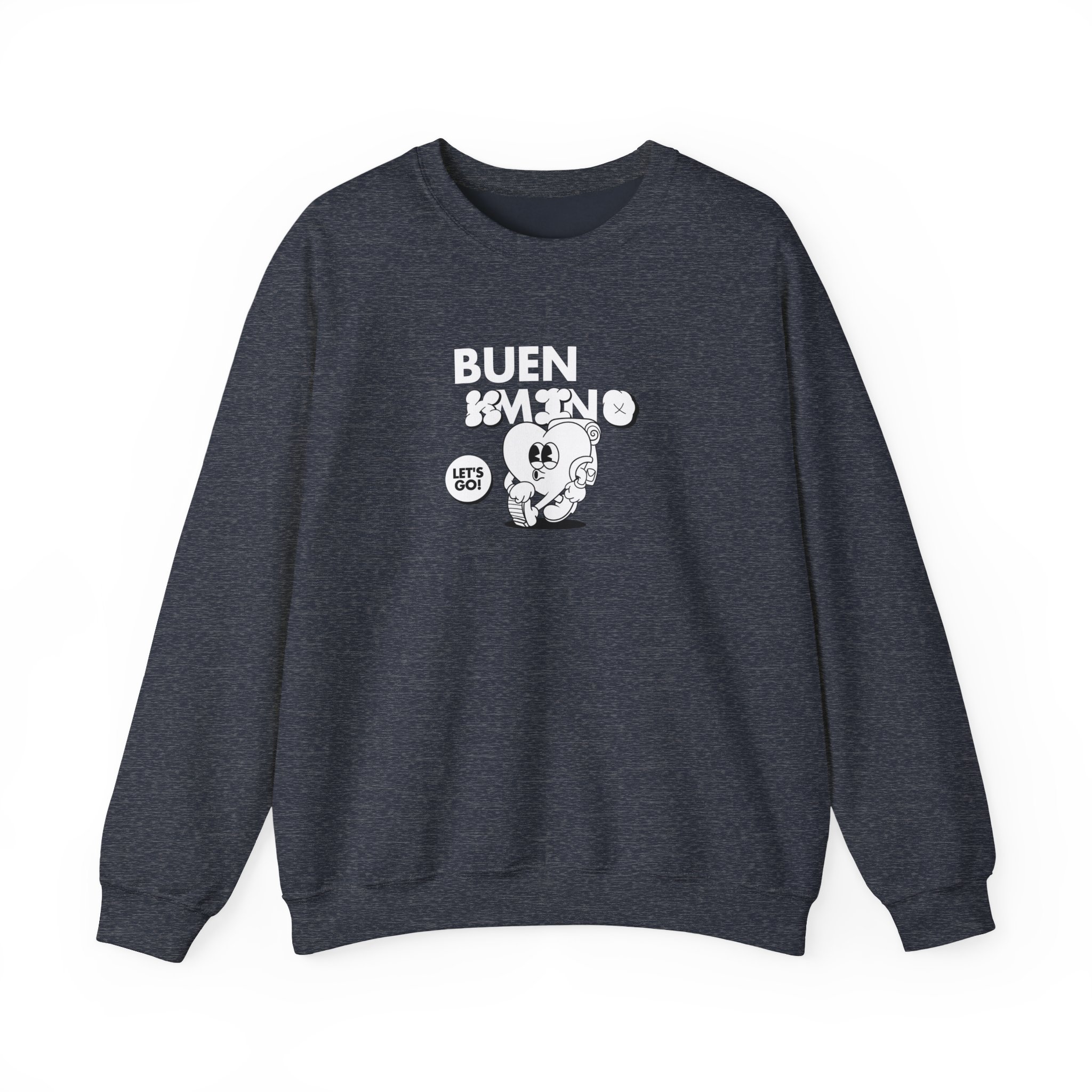 Camino de Santiago – "Let's Go Pilgrim" Classic Heavy Blend Crewneck Sweatshirt - Imagen 6