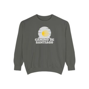 Camino de Santiago – "Sunburst Shell" Vintage Garment-Dyed Sweatshirt