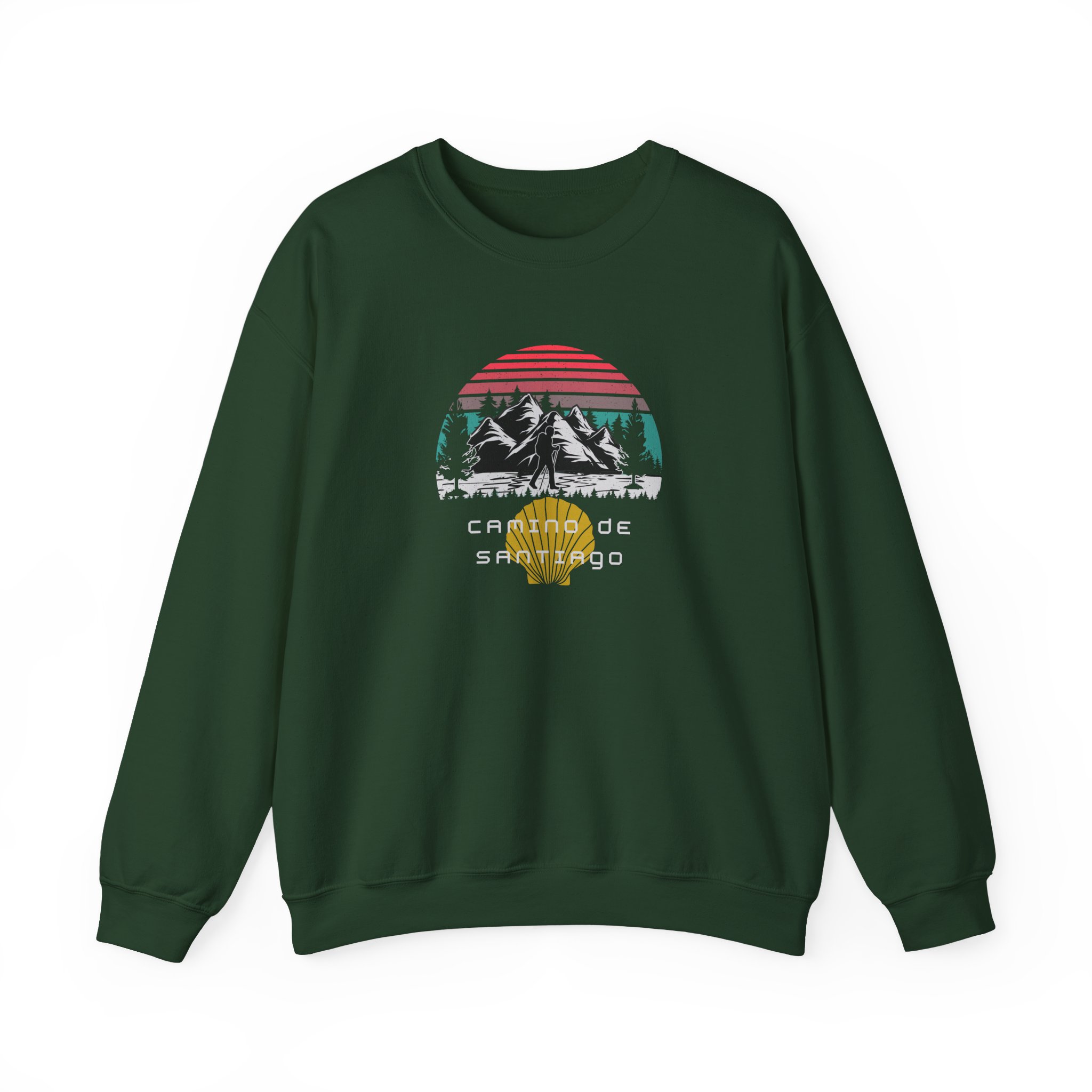 Camino de Santiago – "Mountain Sunset Trek" Classic Unisex Crewneck T-Shirt