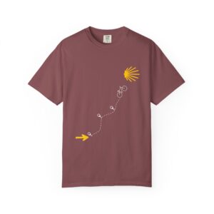 Camino de Santiago – "The Bicigrino Path" Vintage Comfort Colors T-Shirt