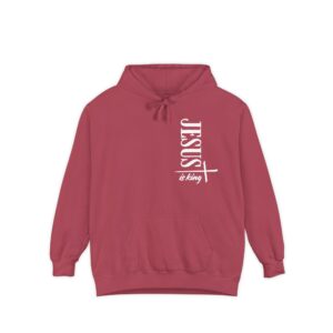 "Vertical Cross" Garment-Dyed Hoodie