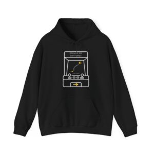 "Retro Arcade Pixel" Hooded Sweatshirt