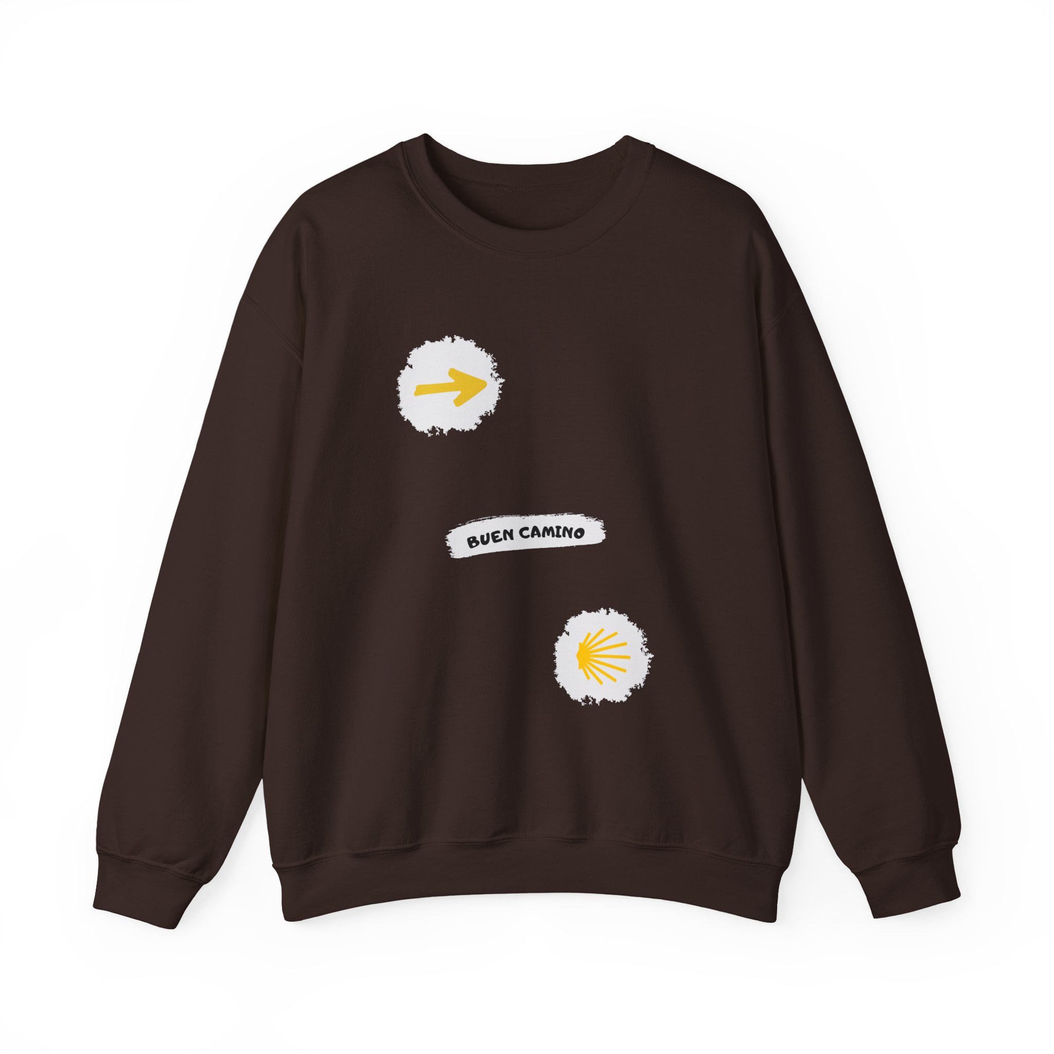 Camino de Santiago – "Urban Stencil" Classic Heavy Blend Crewneck Sweatshirt - Imagen 6