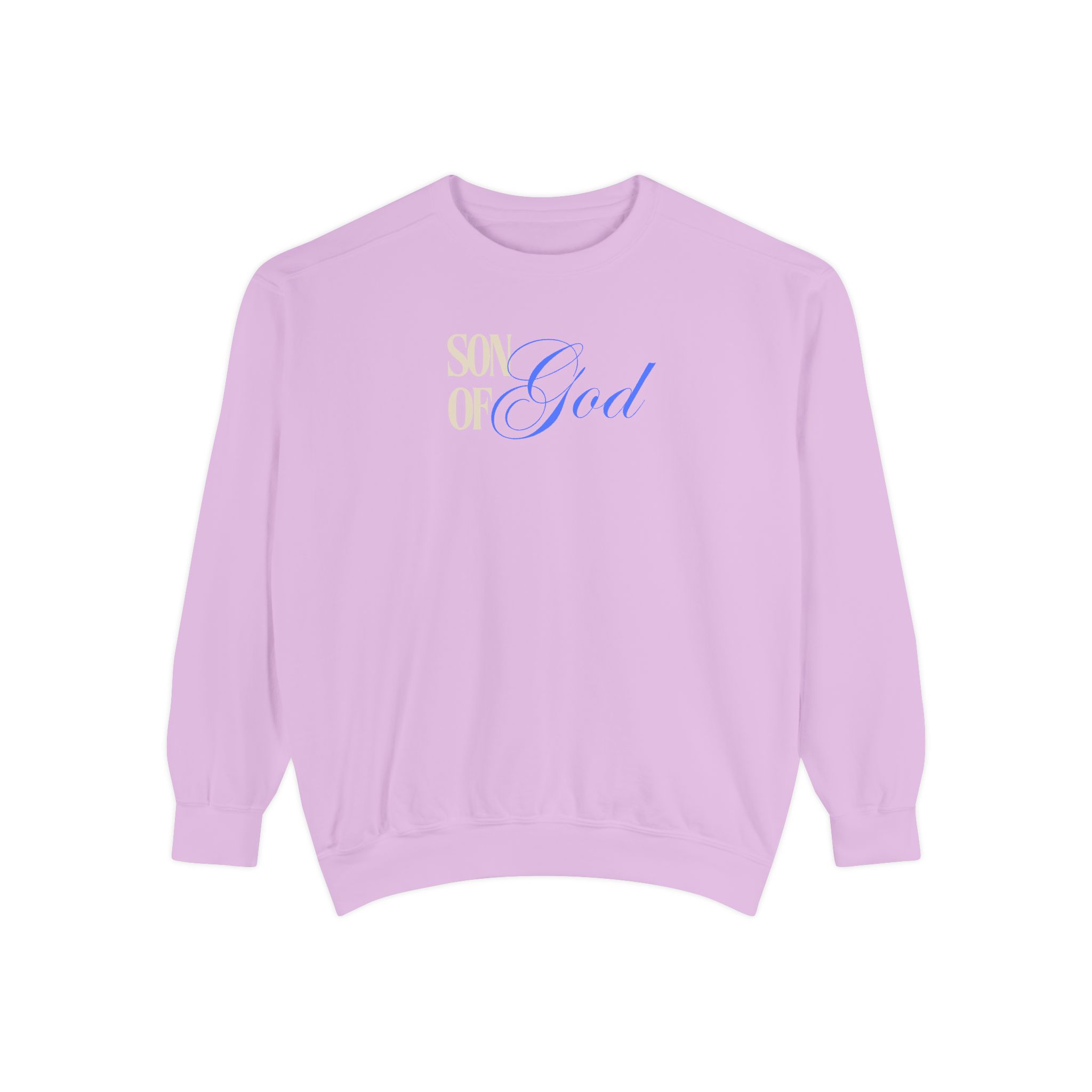 Son of God – "Graceful Blue" Vintage Garment-Dyed Sweatshirt - Imagen 3
