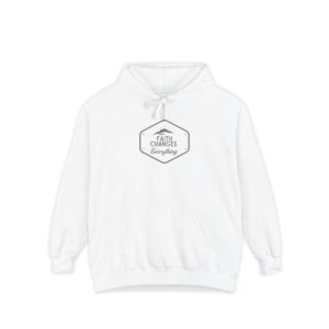 "Mountain Badge" Garment-Dyed Hoodie