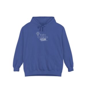 "Shining Cross" Garment-Dyed Hoodie