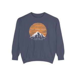Faith Over Fear – "Sunset Summit" Vintage Garment-Dyed Sweatshirt