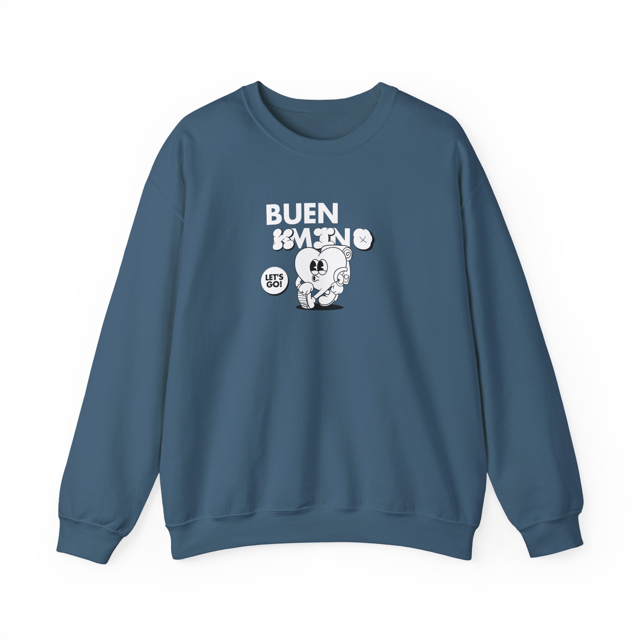 Camino de Santiago – "Let's Go Pilgrim" Classic Heavy Blend Crewneck Sweatshirt - Imagen 7