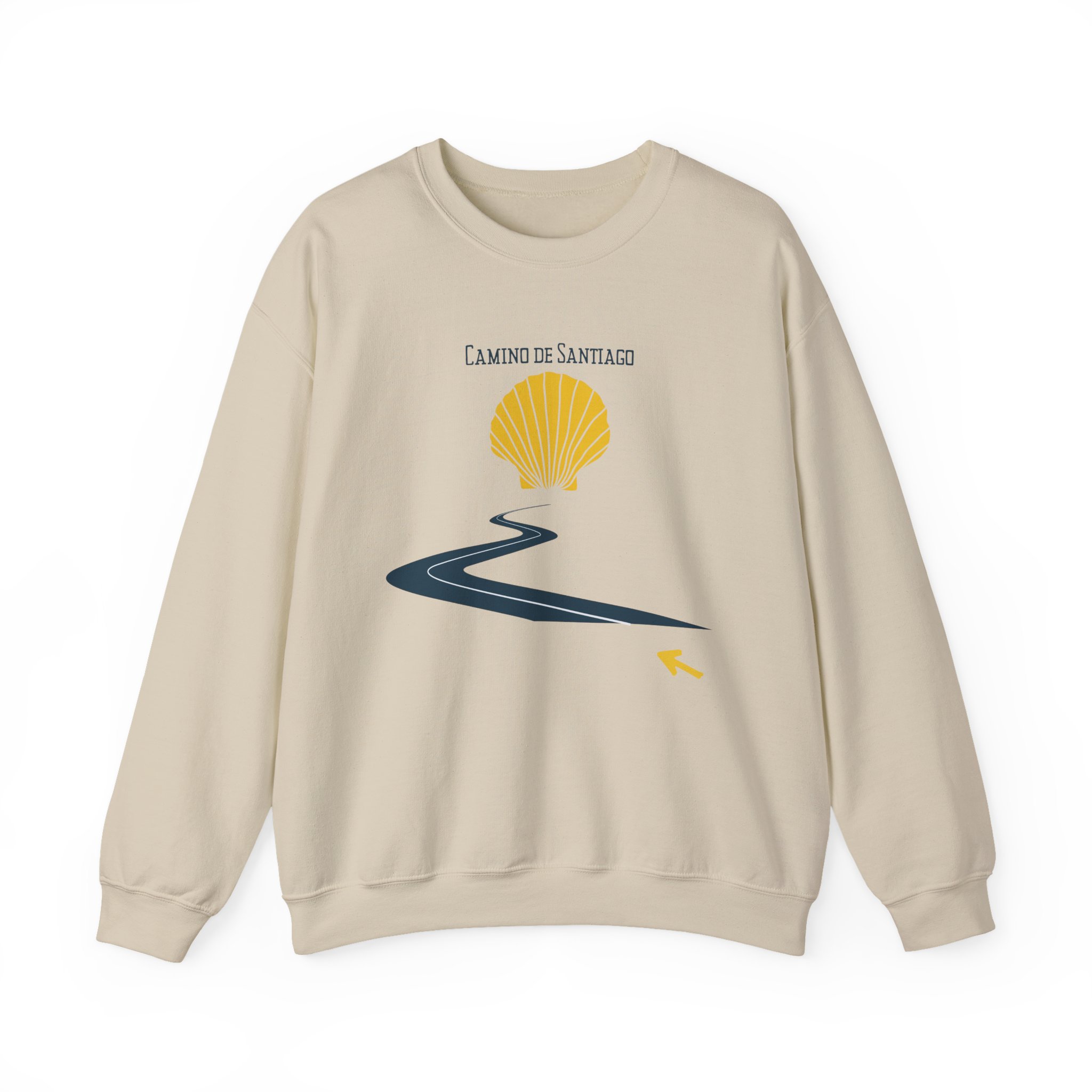 Camino de Santiago – "The Curvy Road" Classic Unisex Crewneck T-Shirt - Imagen 8