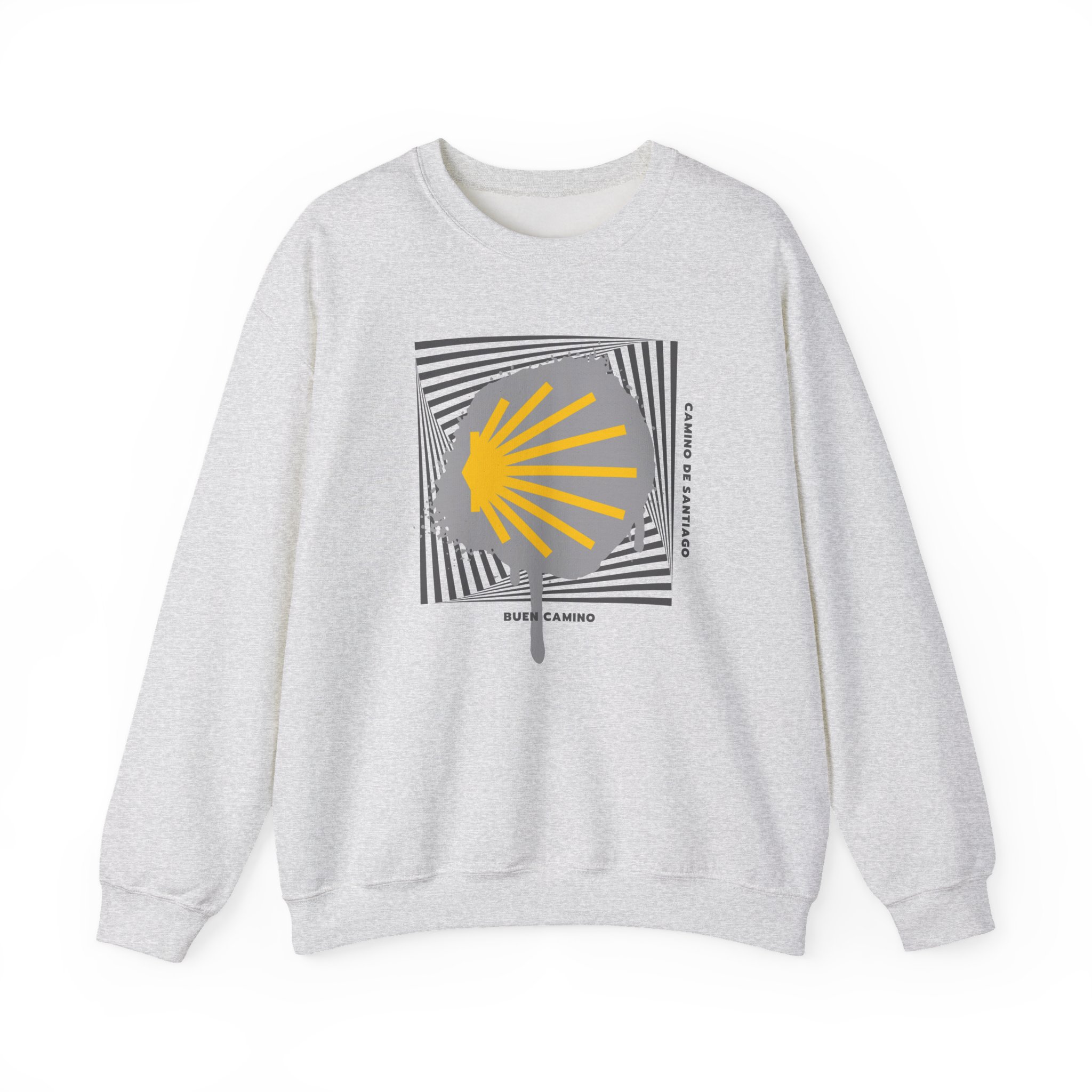 Camino de Santiago – "Stencil Way" Urban Graffiti Classic Unisex T-Shirt - Imagen 3