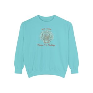 Camino de Santiago – "Rustic Scallop Journey" Vintage Garment-Dyed Sweatshirt