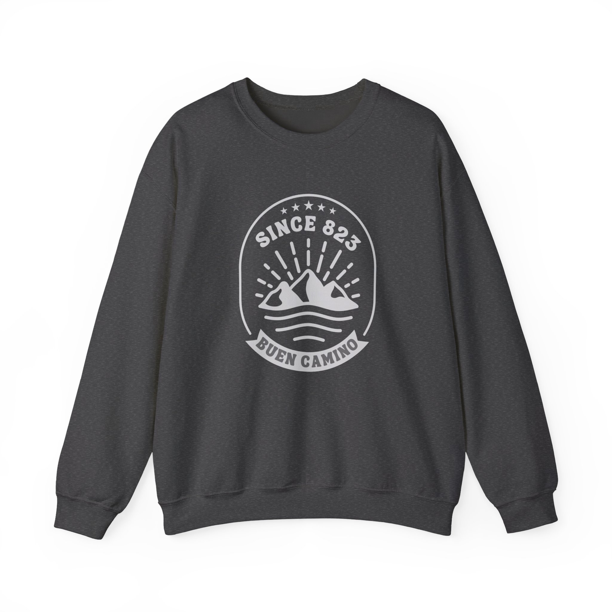 Camino de Santiago – "Heritage 823" Classic Heavy Blend Crewneck Sweatshirt - Imagen 5