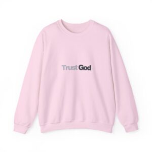 Trust God – "Radiant Cross" Classic Heavy Blend Crewneck Sweatshirt