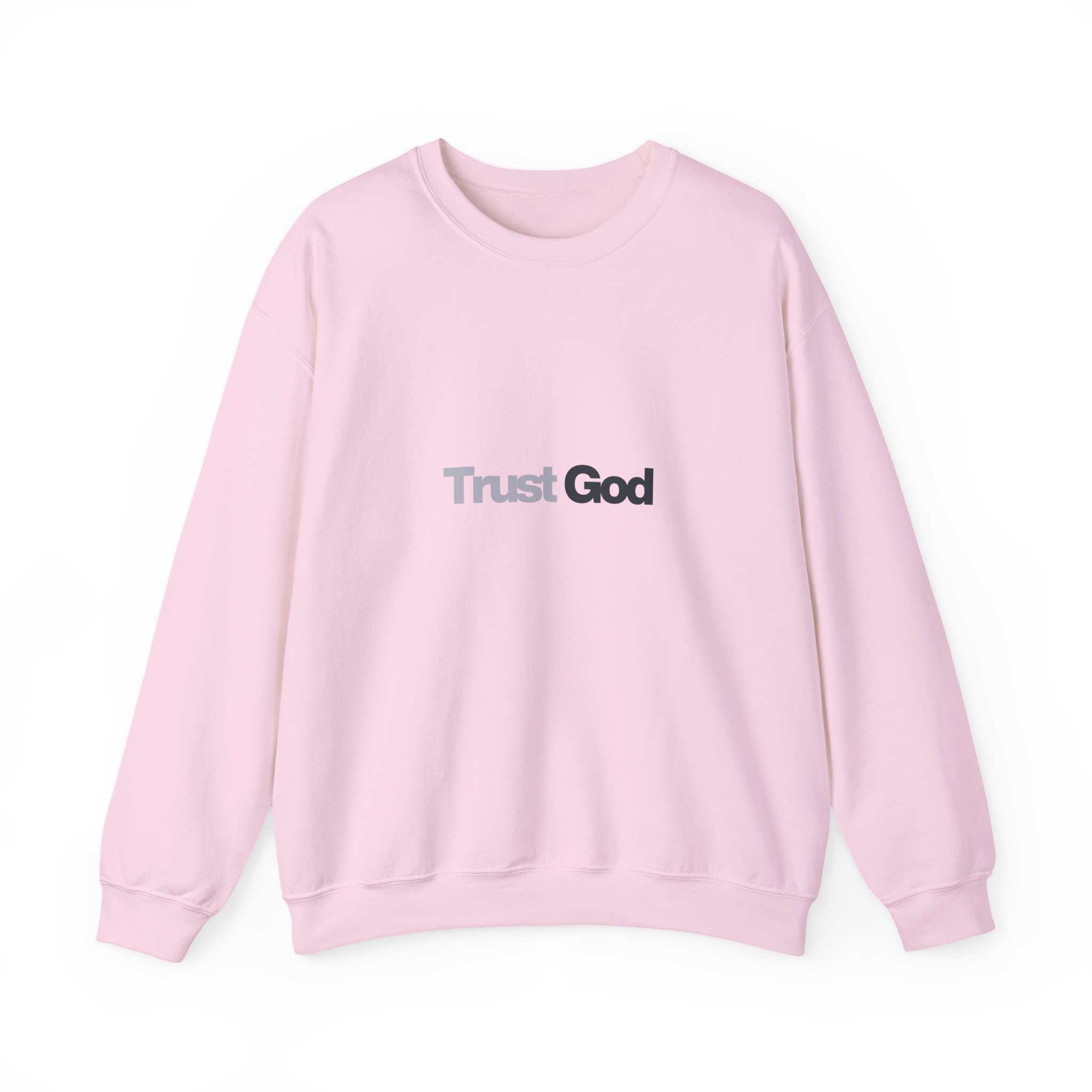 Trust God – "Radiant Cross" Classic Heavy Blend Crewneck Sweatshirt