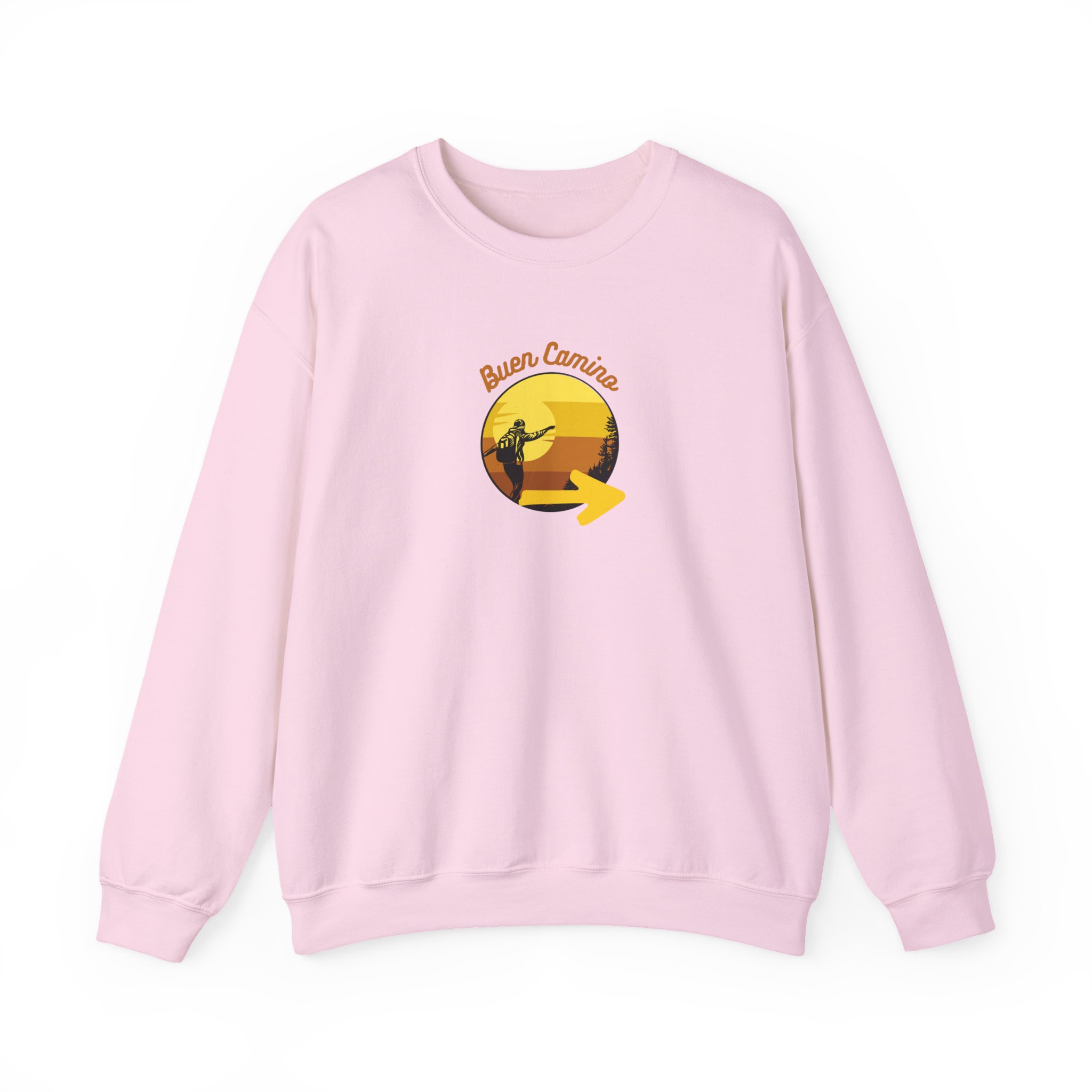 Camino de Santiago – "Buen Camino Pilgrim" Classic Heavy Blend Crewneck Sweatshirt - Imagen 10
