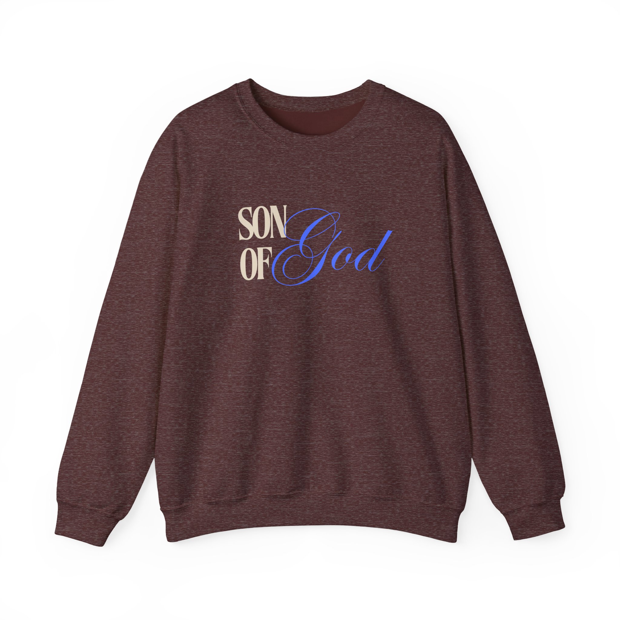Son of God – "Graceful Blue" Classic Heavy Blend Crewneck Sweatshirt - Imagen 8