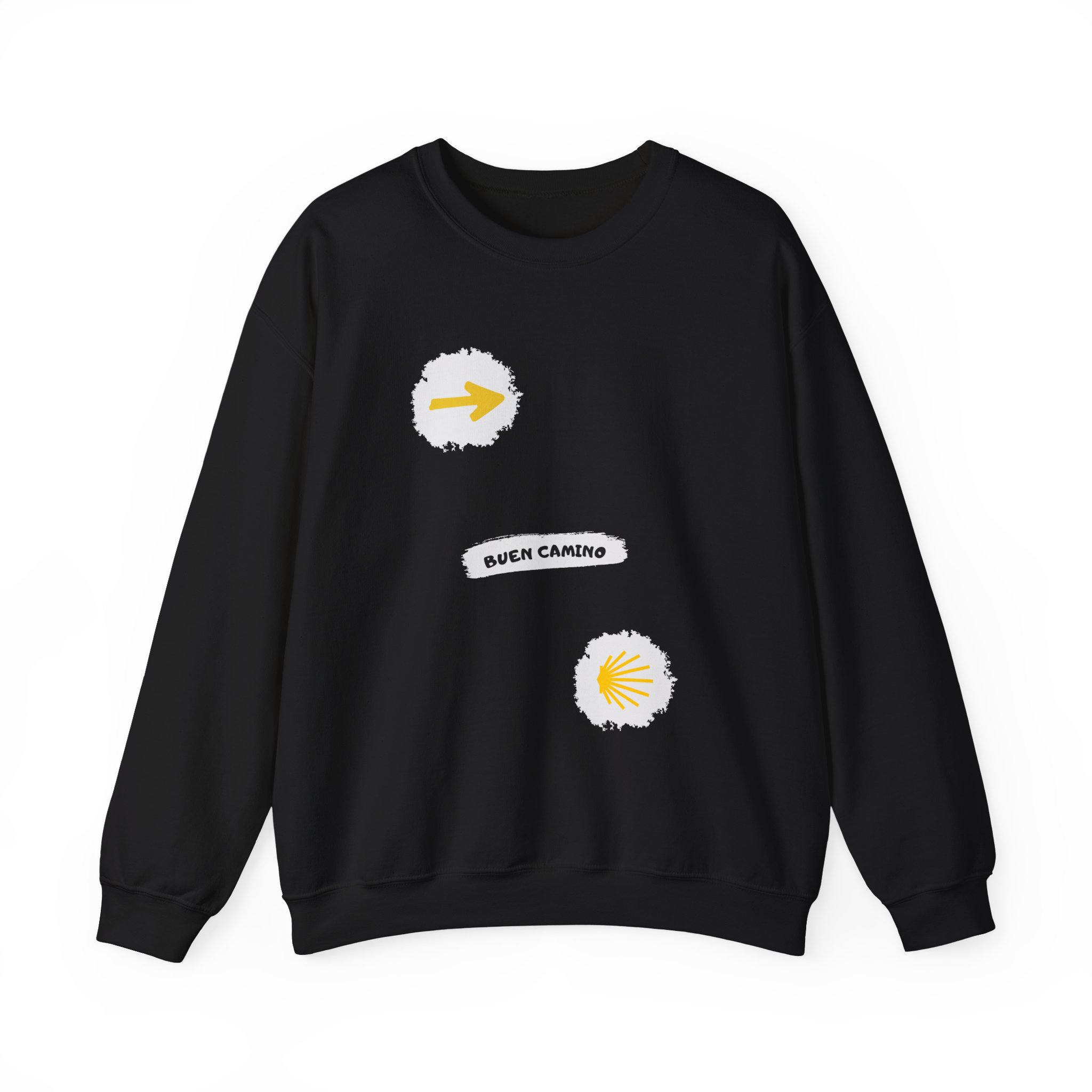 Camino de Santiago – "Urban Stencil" Classic Heavy Blend Crewneck Sweatshirt - Imagen 9