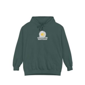 "Sunburst Shell" Garment-Dyed Hoodie