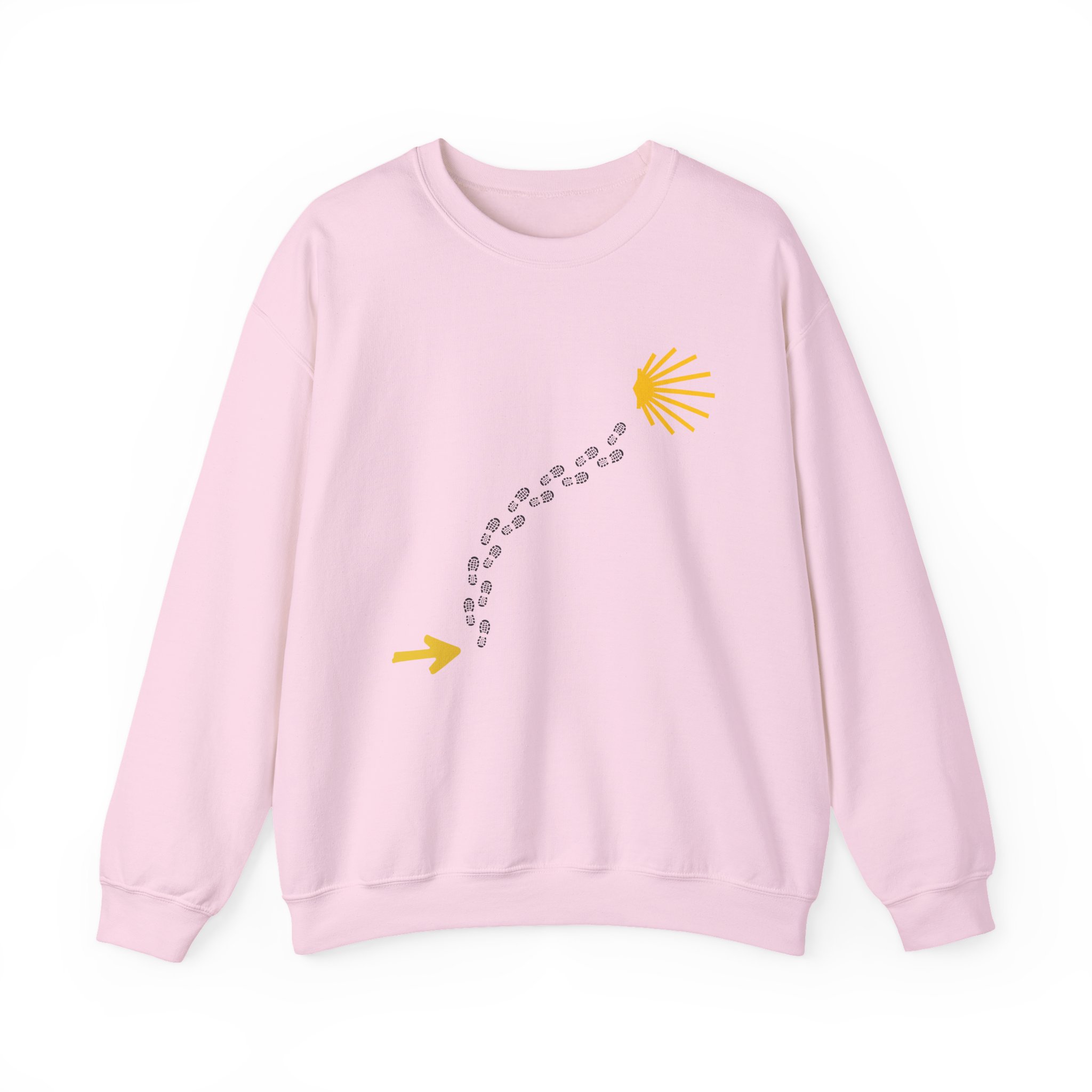 Camino de Santiago – "The Essential Trail" Classic Heavy Blend Crewneck Sweatshirt - Imagen 6