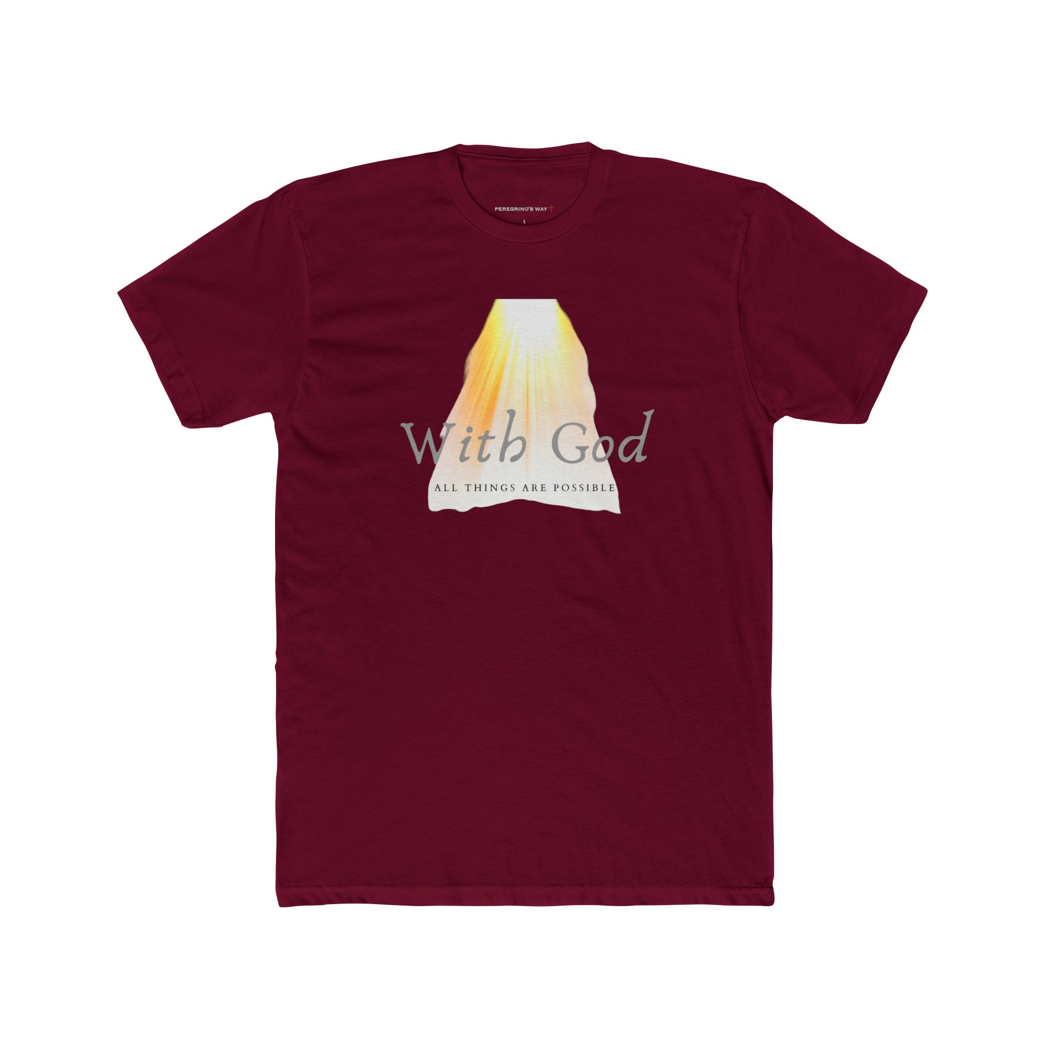 With God All Things Are Possible – "Divine Light" Classic T-Shirt - Imagen 14