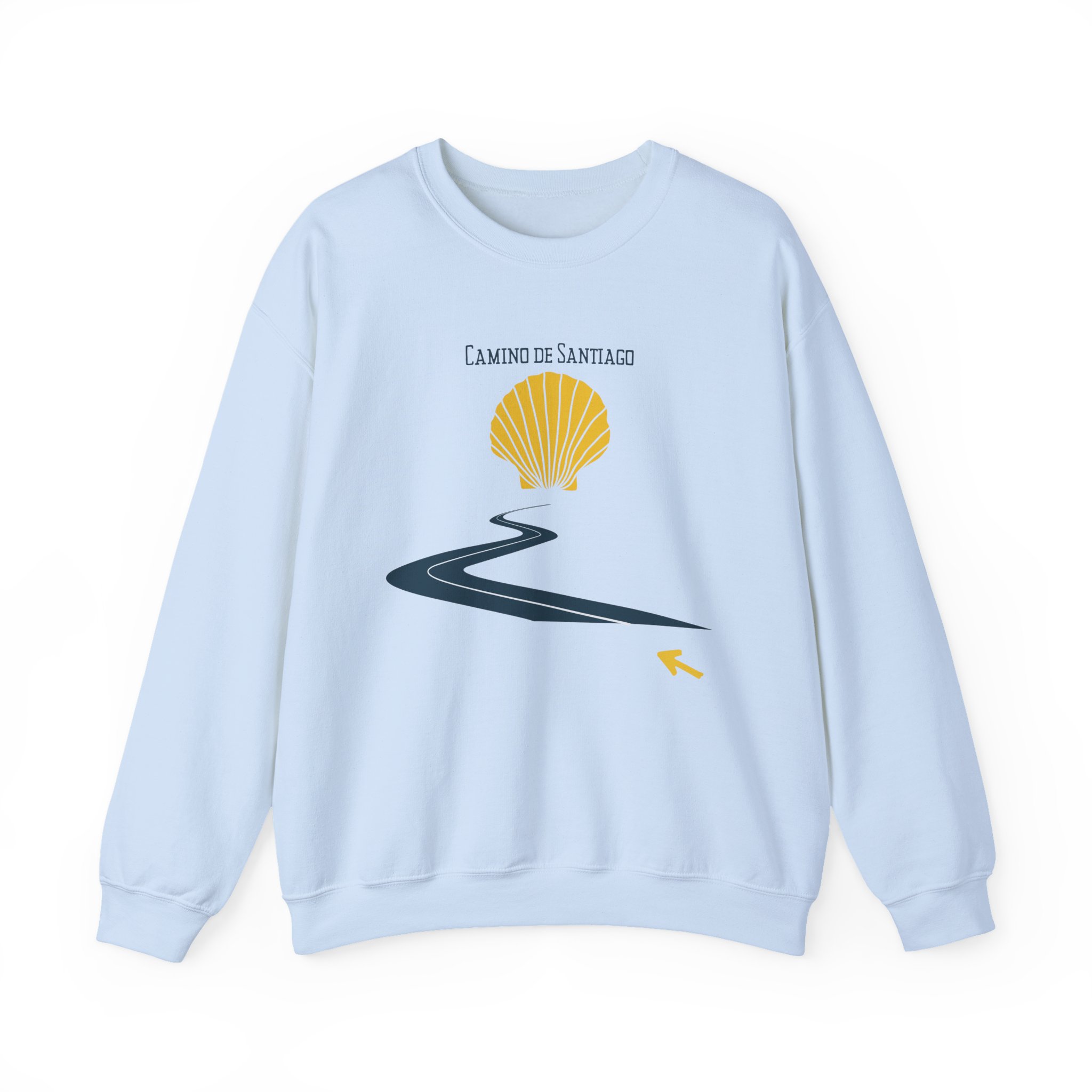 Camino de Santiago – "The Curvy Road" Classic Unisex Crewneck T-Shirt - Imagen 6