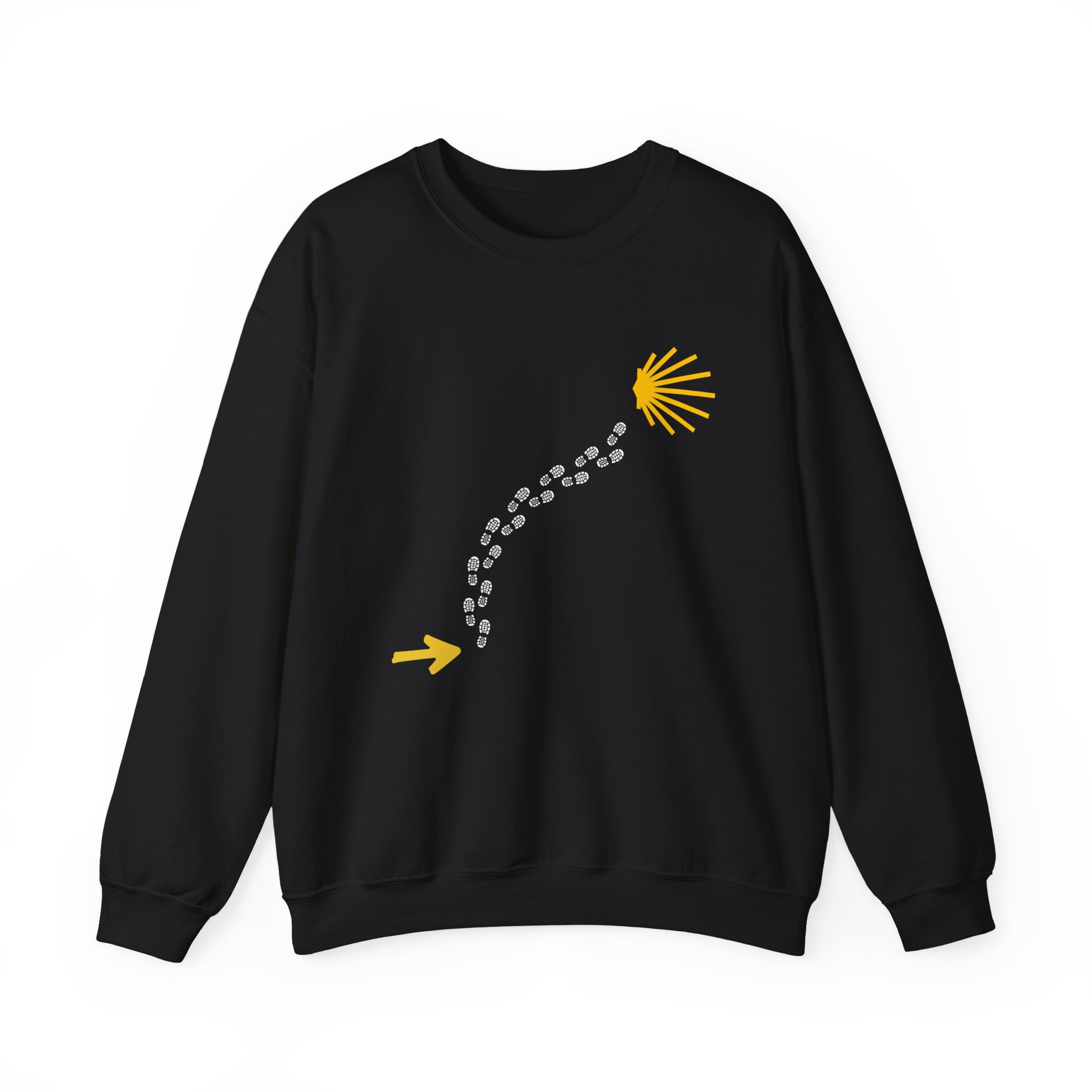 Camino de Santiago – "The Essential Trail" Classic Heavy Blend Crewneck Sweatshirt - Imagen 4