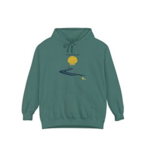"The Curvy Road" Garment-Dyed Hoodie